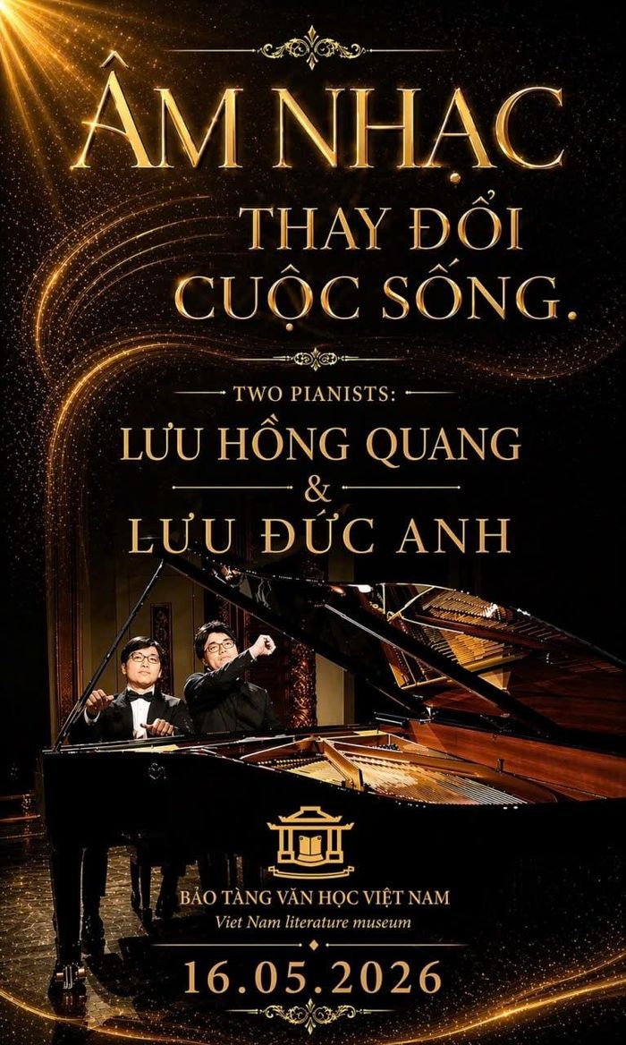 Sự kiện trò chuyện truyền cảm hứng “Âm nhạc thay đổi cuộc sống” sẽ diễn ra vào ngày 16/5 tại Bảo tàng Văn học Việt Nam. Ảnh: BTC