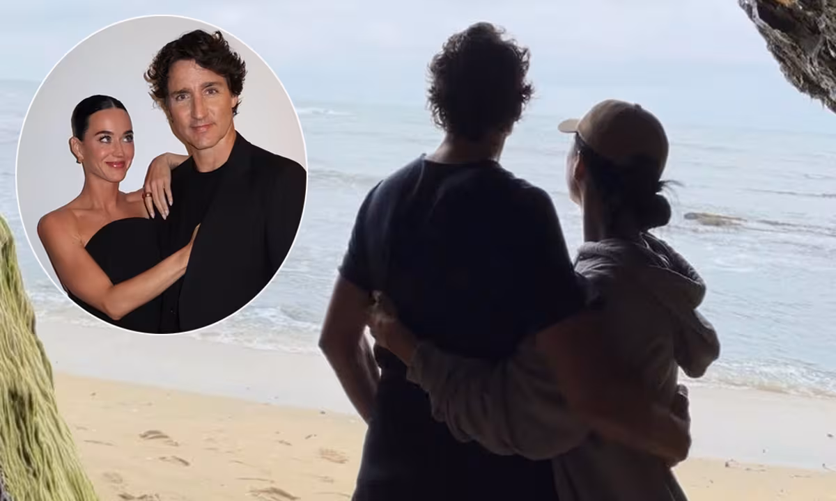 Katy Perry và cựu Thủ tướng Canada tình tứ ngắm biển