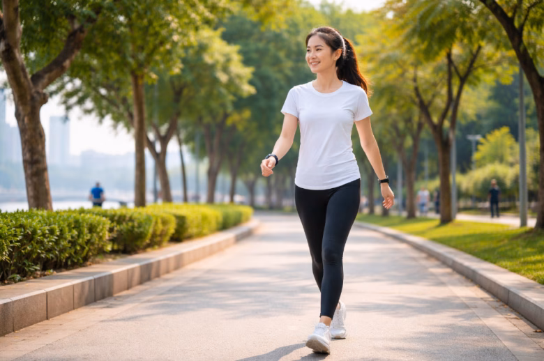 Kết hợp các động tác nâng cao đùi hoặc tăng tốc ngắt quãng giúp tối ưu hóa hiệu quả giảm cân.