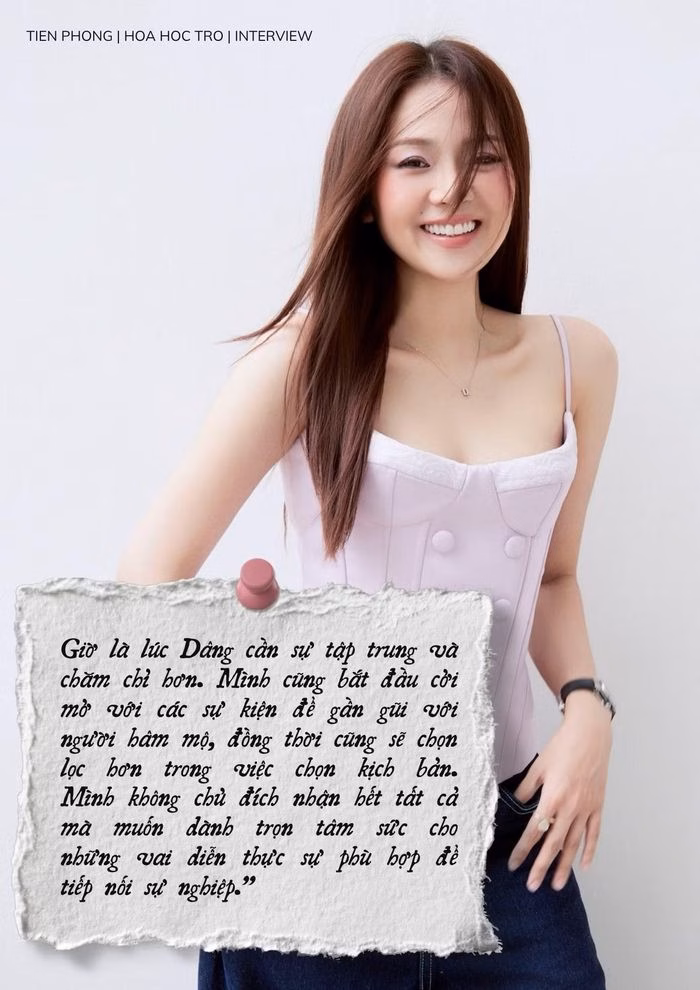 Lê Tam Triều Dâng thể hiện khả năng diễn xuất đa dạng qua các vai diễn