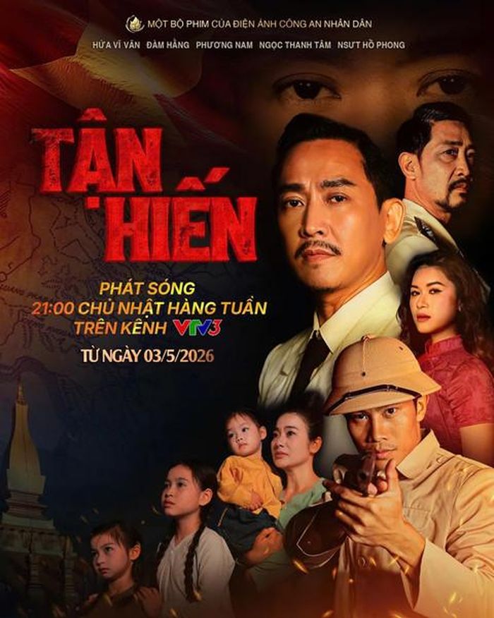 Poster phim "Tận hiến" gợi mở về một hành trình đầy thử thách và lòng quả cảm.