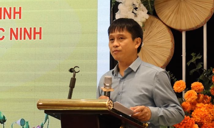 Đồng chí Nguyễn Hữu Mạo chia sẻ về thực trạng bảo tồn di sản.